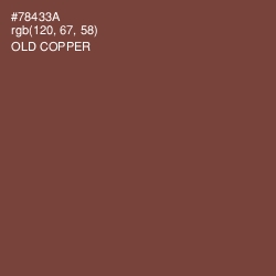 #78433A - Old Copper Color Image
